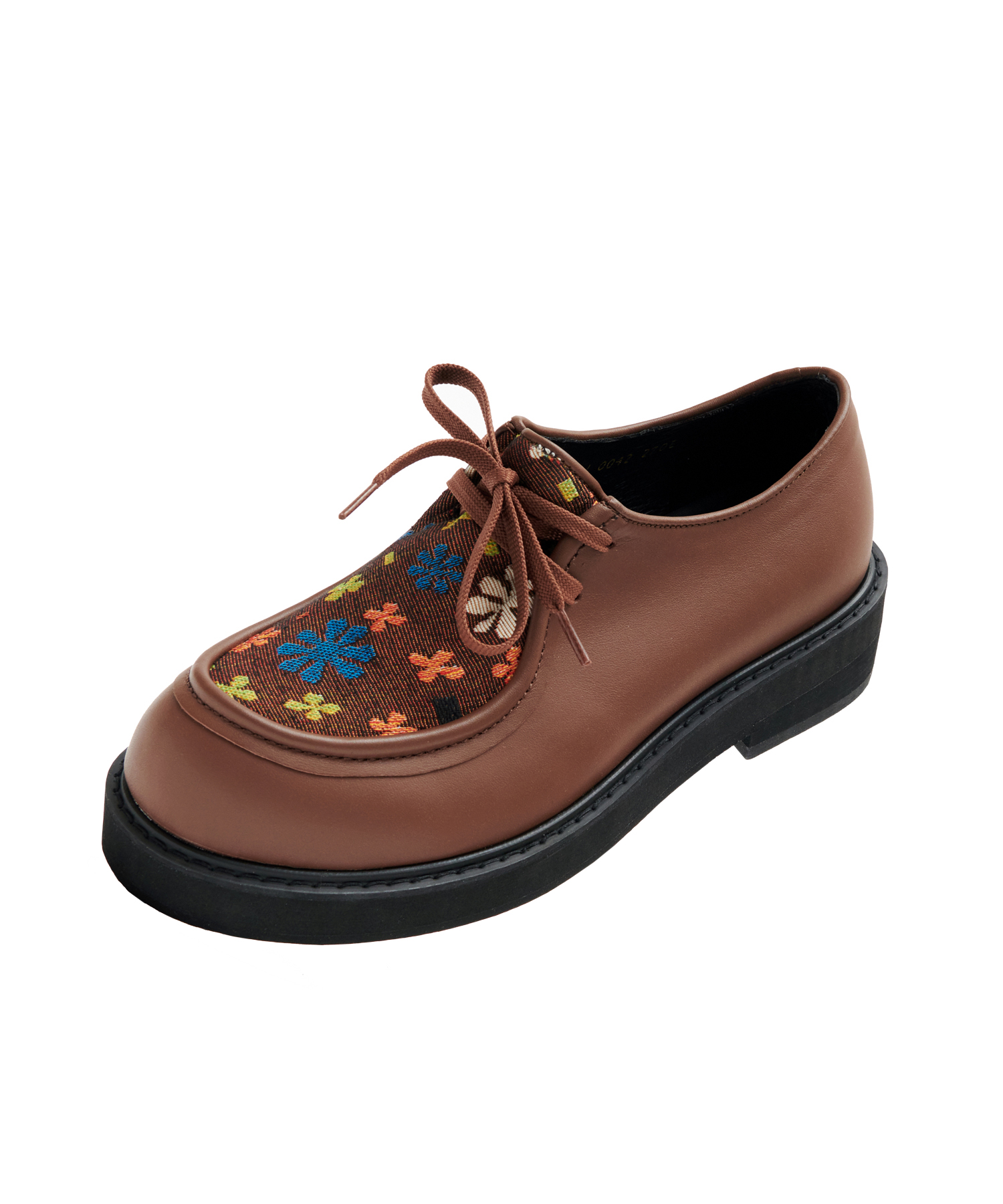 LMMM FLOWER LUCK SHOES BROWN